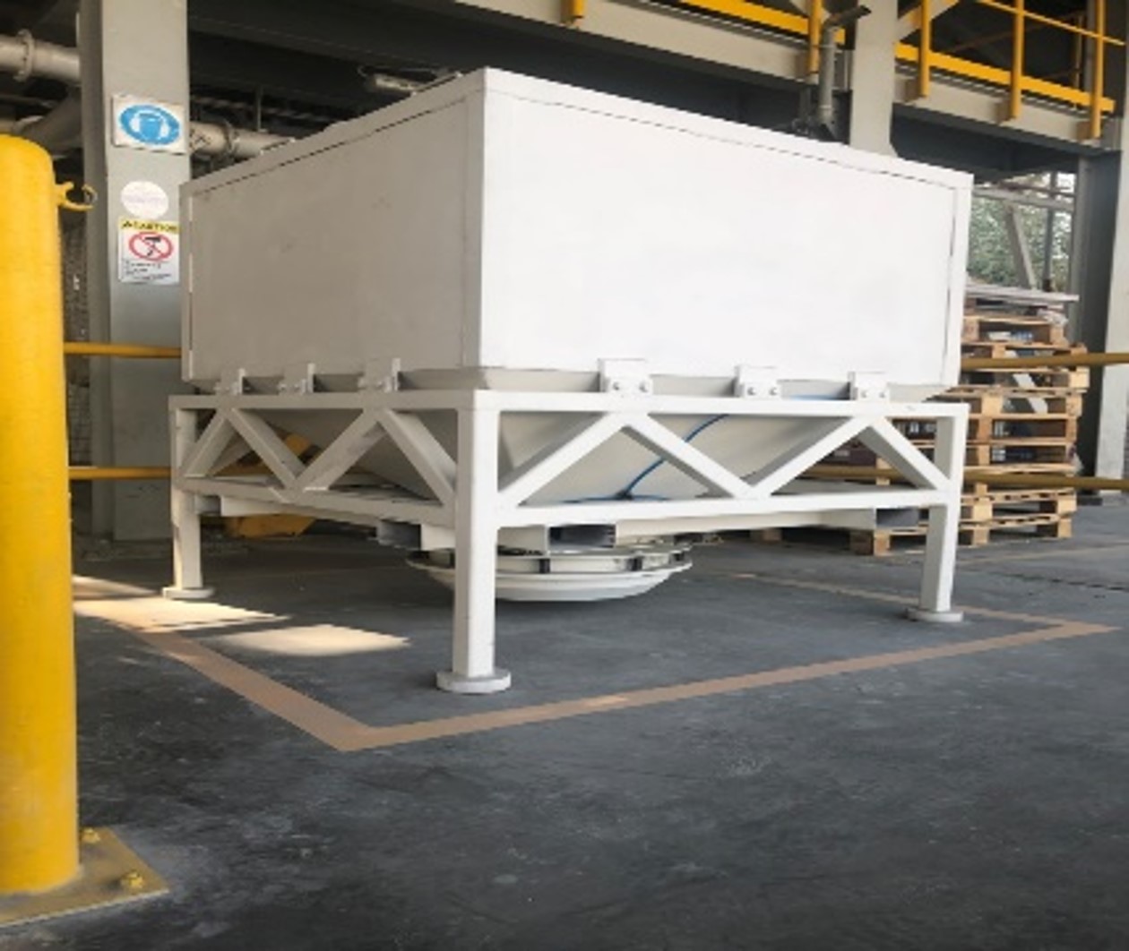 Material Loading and unloading Skid